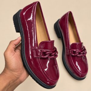 Vellique™ Gloss Chain Loafers. - Image 5