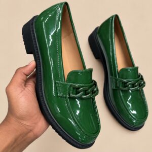 Vellique™ Gloss Chain Loafers. - Image 4