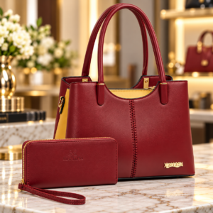 New Arrival Premium Prestige Luxury 2 in 1 Tote Handbag - Image 5