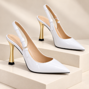 Serelle Premium Pointed-Toe Slingback Heels - Image 6