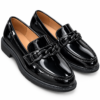 Vellique™ Gloss Chain Loafers.