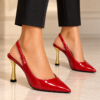 Serelle Premium Pointed-Toe Slingback Heels